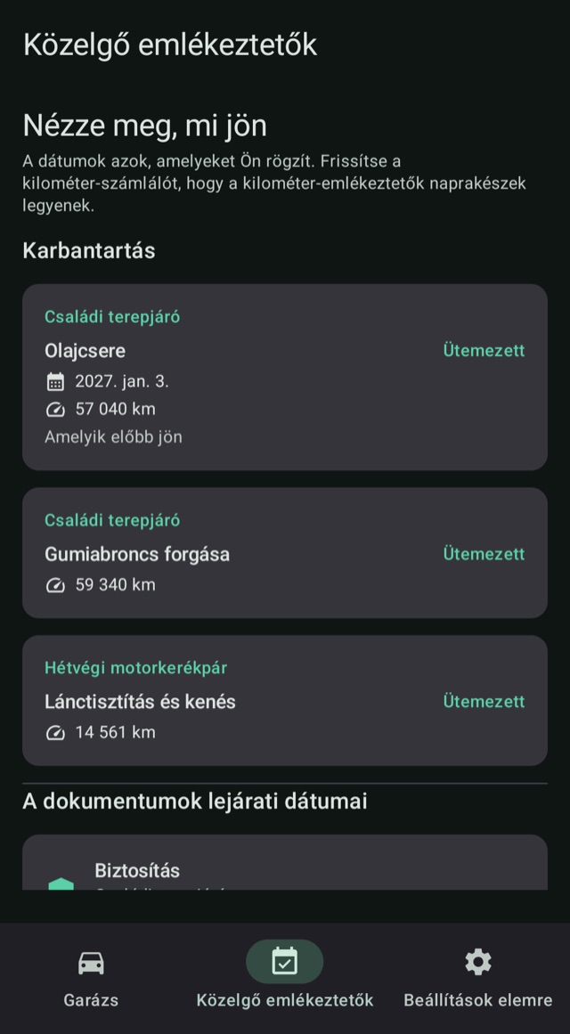 Karbantartás és felújítás,
mindig időben