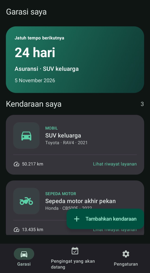 Ketahui apa yang berikutnya
untuk setiap kendaraan