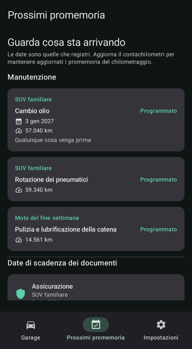 Manutenzione e rinnovi,
sempre puntuali