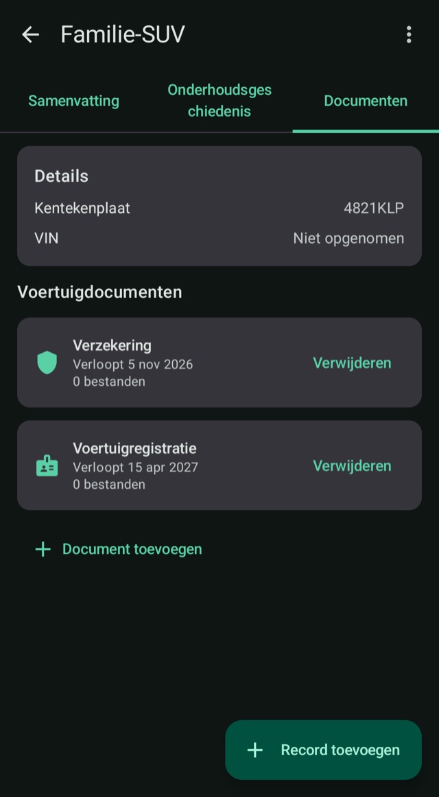 Verzekeringen en documenten,
geen onverwachte vervaldata