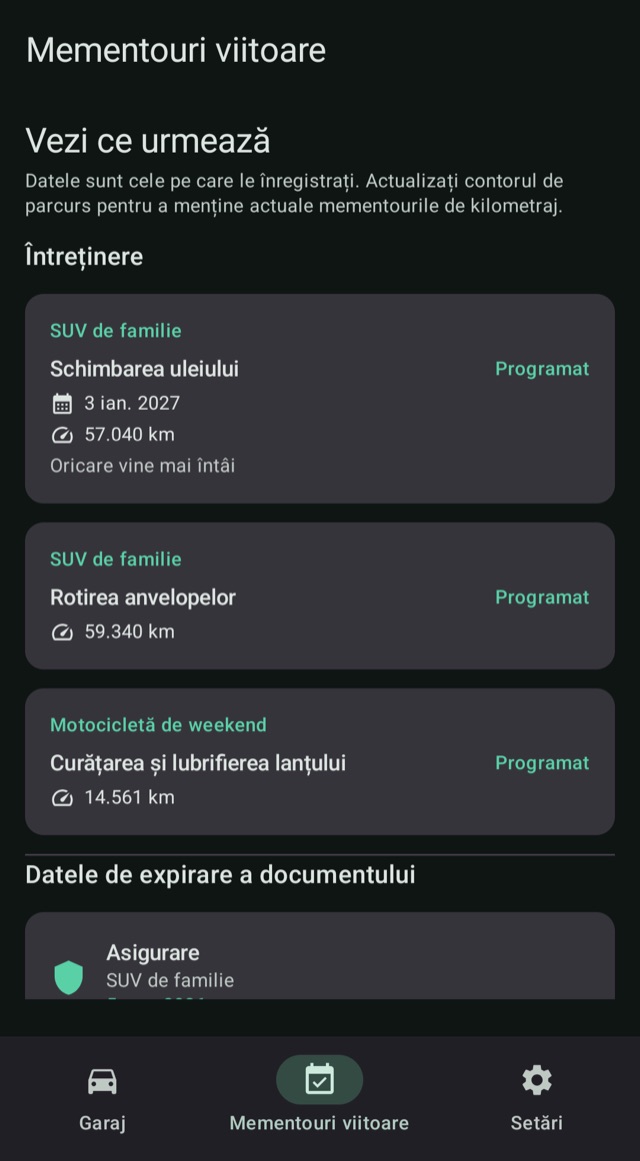 Întreținere și reînnoiri, 
întotdeauna la timp